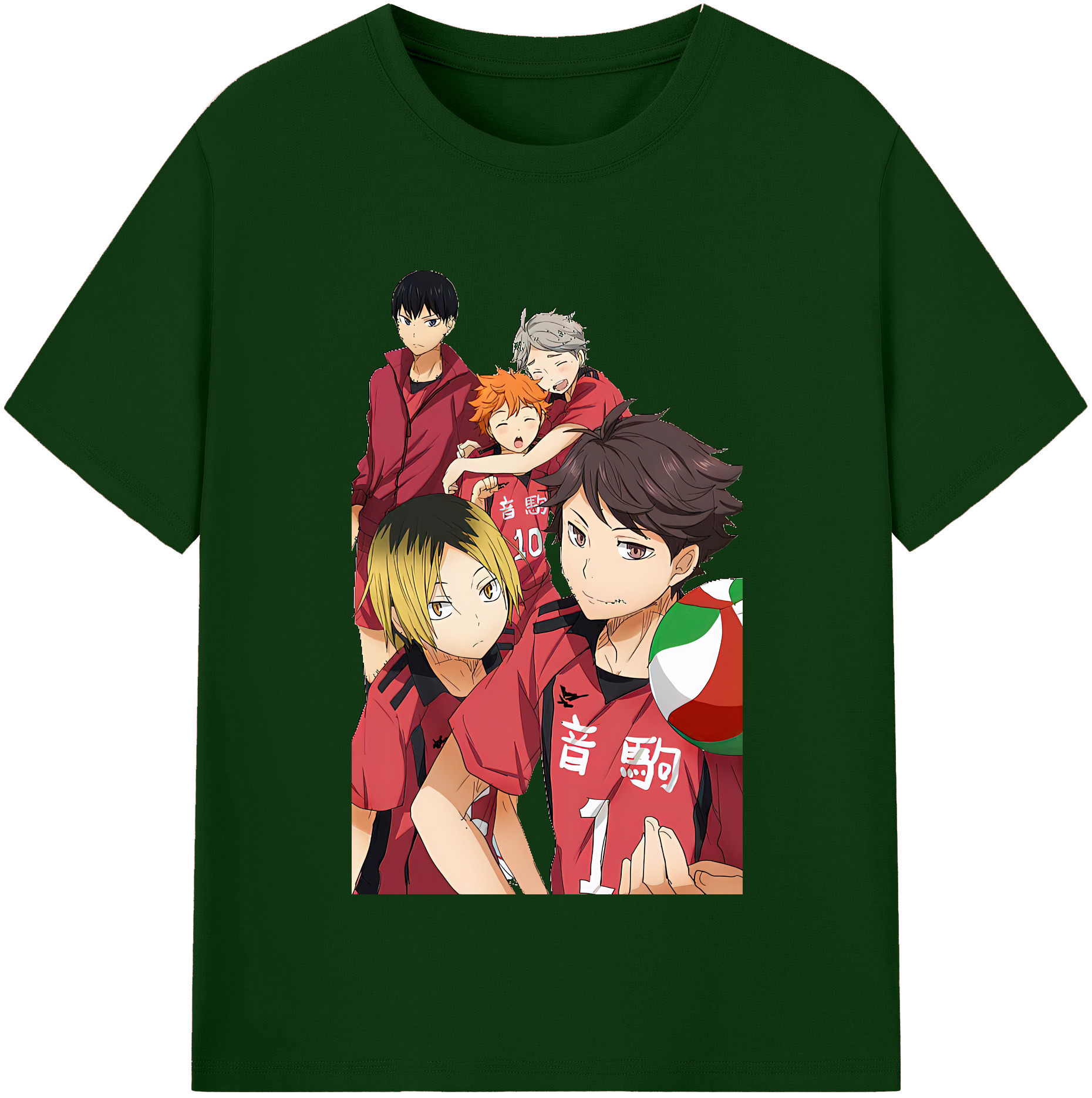（画像用） ハイキュー!! Haikyu!! 綿100％半袖Tシャツ（フロントプリント）